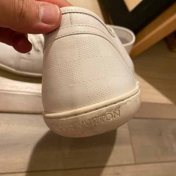 Louis Vuitton Daimler Pattern White Canvas Low Sneakers - Picture 11 of 13